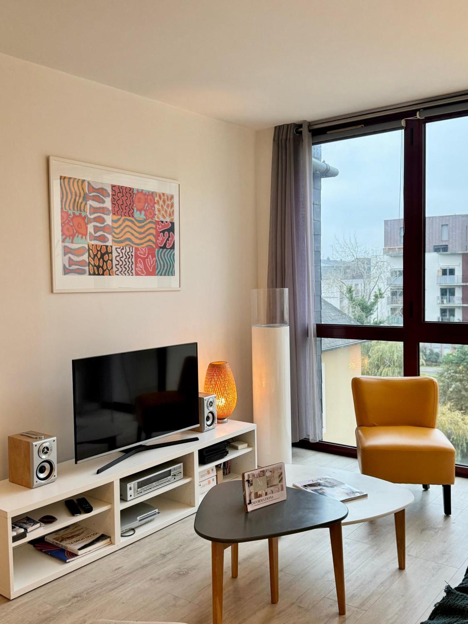 Le Nantais, Centre De Rennes Avec Garage Prive Appartement Buitenkant foto